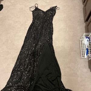 A black dress